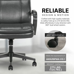 True Innovations Mid Back Managers Chair