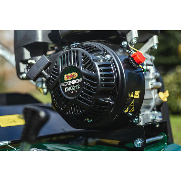 Webb 212Cc 40Cm Hand-Propelled Petrol Lawn Scarifier and Raker - Model WEPS400