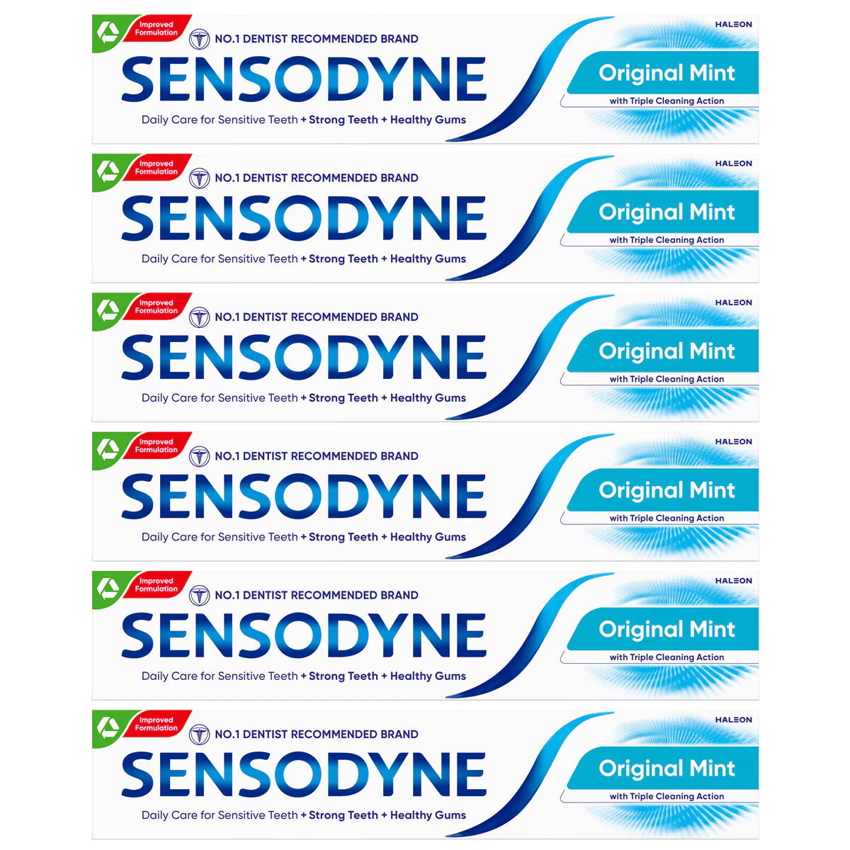 Sensodyne Daily Care Toothpaste, 6 X 75Ml