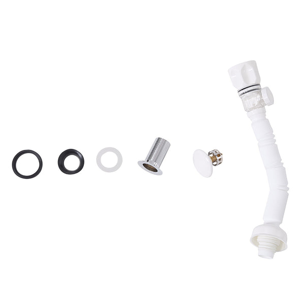 Ceramic Counter Top Sink Hand Washing Basin Modern Bathroom Cloakroom Sink Bowl with Waste Pipe Kits 410*340*140mm