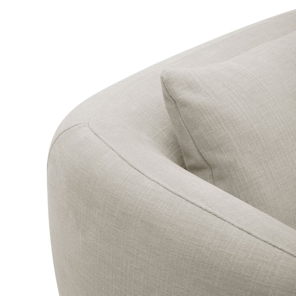 Aiden & Ivy Holley Beige Fabric 5 Piece Modular Sofa