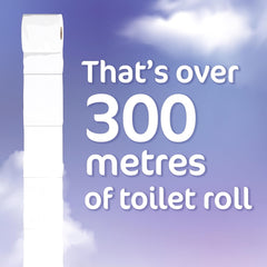 18 Rolls of 3-Ply Premium Quilted Toilet Paper | Generous Length per Roll | Luxuriously Soft, Strong & Highly Absorbent Toilet Tissue