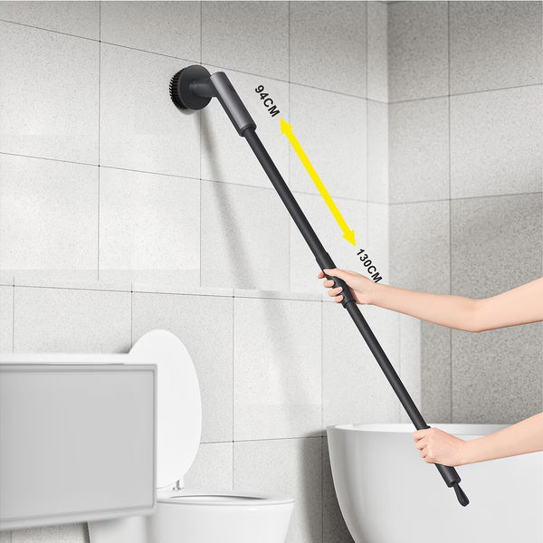 HOTO Cordless Spin Scrubber with 6 Brush Heads
