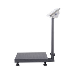 100kg deep gray high-precision electronic platform scale, iron material platform scale, 30 * 40cm tabletop, 50g division value, storage of 5 unit prices and 99 accumulations, supermarket and vegetable market logistics weighing, commercial scale.