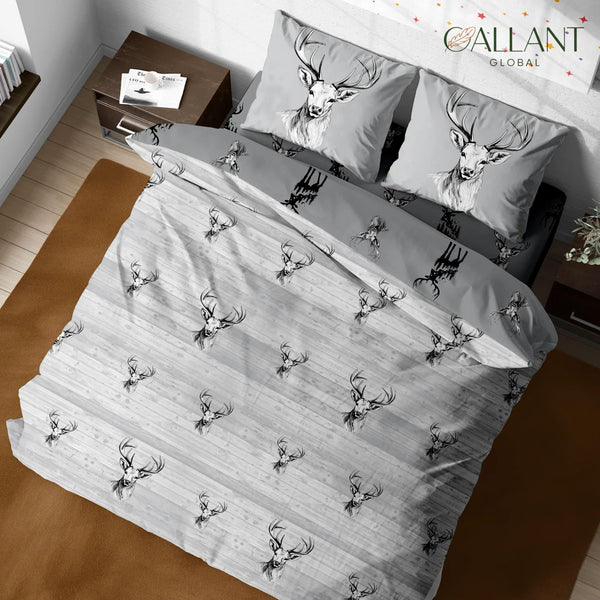 Printed Floral Duvet Sets 100% MicroFiber Super Soft Bedding Sets Button Closure With 2 Pillowcase Reversible Multicolored Duvet Covers Set