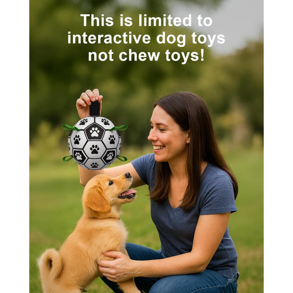 Dog Fetch Ball with Grab Straps for Small and Medium Dogs Durable Pet Play Ball for Outdoor Training Water Play and Daily Exercise