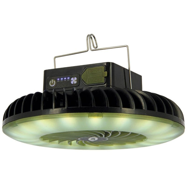 NGT Dynamic Bivvy Fan LED Light & Powerbank Wireless Fan Carp Fishing Camping