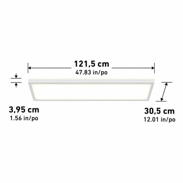 Artika Rayma LED Flat Panel Light with Backlight 121.4 X 30.5 Cm