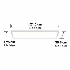 Artika Rayma LED Flat Panel Light with Backlight 121.4 X 30.5 Cm