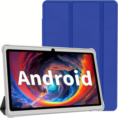 2025 Android 11 tablet, 7-inch tablet with protective case, 6GB (2+4expand) RAM+32GB ROM quad core processor, 2.0MP front+2.0MP rear camera, 3000mAh IPS tablet, Wi Fi tablet, birthday gift, Father's Day