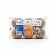 Wild Bird Fat Balls – High Energy All-Year Feed for Garden Birds | 480g Nutritious Suet Balls for Outdoor Feeding
