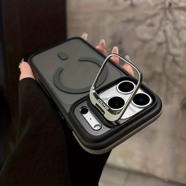 Phone Case - Magnetic Phone Case with Anti-Slip Edge Support for Iphone 17 Promax/Pro/Air, 16 Plus, 15, 14 Pro Max, 13, 12 And Galaxy S22. Wireless Charging Protective Cover, Drop-Resistant Case, Shockproof Phone Case, Stylish Phone Cover