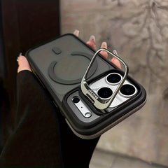 Phone Case - Magnetic Phone Case with Anti-Slip Edge Support for Iphone 17 Promax/Pro/Air, 16 Plus, 15, 14 Pro Max, 13, 12 And Galaxy S22. Wireless Charging Protective Cover, Drop-Resistant Case, Shockproof Phone Case, Stylish Phone Cover