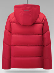 Winter New Warm Jacket with Detachable Hood, Trendy Fashion Men's Parka Coat, Business Casual Versatile Outerwear