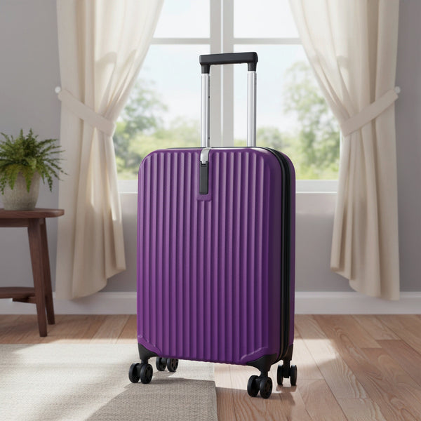 Foldable 20 Inch Trolley Luggage, Compact Carry-On Travel Suitcase, Durable Collapsible Luggage with Adjustable Handle, Ideal for Holiday Vacations, Train Journeys and Easy Storage At Home, 1pc