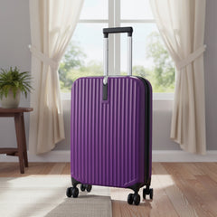 Foldable 20 Inch Trolley Luggage, Compact Carry-On Travel Suitcase, Durable Collapsible Luggage with Adjustable Handle, Ideal for Holiday Vacations, Train Journeys and Easy Storage At Home, 1pc