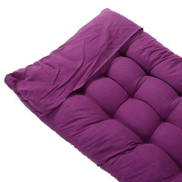 Garden Bench Cushion Chair Cushion, Sun Lounger Cushion Pads 160*50*8cm Thick Garden Recliner Chair Replacement Anti-Slip Cushion Sunbed Cushion 2 3 Seater Seat Pad for Porch Swing Patio Lawn Various Colour Options