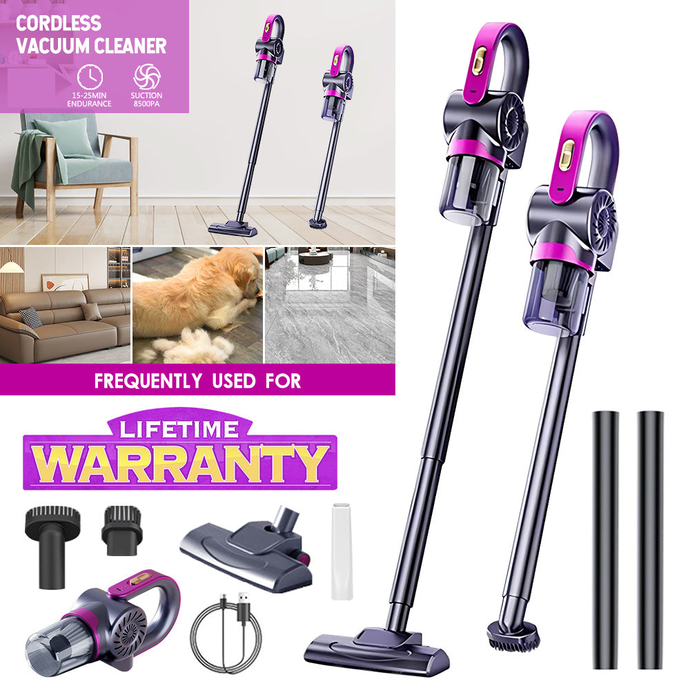 4-in-1 Handheld Vacuum Cleaner Ultra Lightweight Cordless Stick Vacuum, 8000 Pa Powerful Suction- High-Speed Motor, Vacuuming & Mopping & Sweeping, Suitable for Home, Carpets, Pet Hair Cleaning, Easy to Operate and Store,60dB Low Noise, 3000 mAh, Carpet C