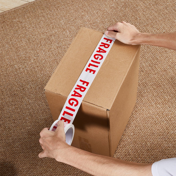 Six Rolls of Adhesive Paper Tape, Strong Adhesive Packaging Tape, Used for Packaging Parcels, Boxes, Cartons, Postage, and During Transportation. Each Roll Measures 5cm * 60m * 52um