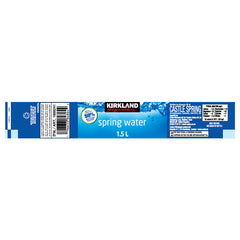 Kirkland Signature Spring Water, 12 X 1.5L Pallet Deal (52 X 12Ct Cases)
