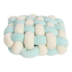 2,4pcs Velvet Hand-Knotted Square Decorative Pillows, Square Soft Chair Pad, Chair Cushion Seat Cushion Sofa Backrest, Booster Cushion, Dining Chair Cushion (30 x 33 x 12cm)