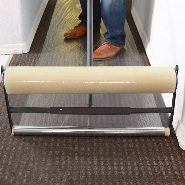10m/Roll Self Adhesive Clear Carpet Protector Film - Durable Strong PE Carpet Protector Film Cover, Fully Waterproof Dustproof Stair Protector For Carpet, Floor, Wall, Furniture