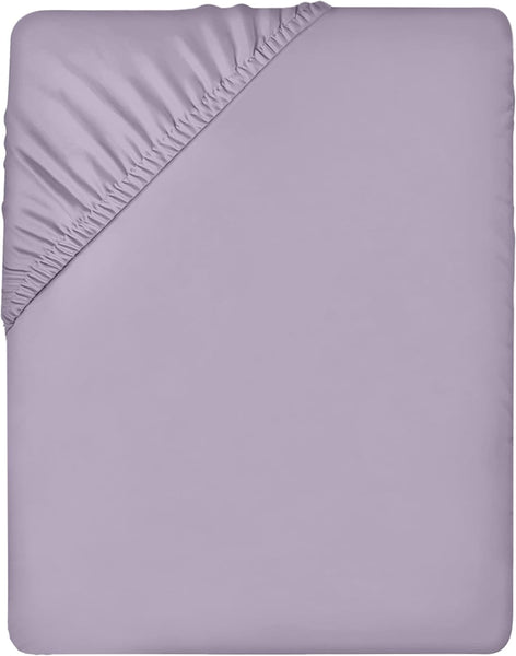 Utopia Bedding Fitted Sheet Double, Grey - Deep Pocket 14 Inch (35 Cm) - Easy Care - OEKO-TEX Certified - Soft Brushed Microfibre Fabric - Shrinkage and Fade Resistant - Bottom Sheet