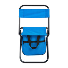 1PC Folding Chair with Storage, Foldable Fishing Seat Lightweight Chair, Portable Chair Home, Small/Large More Colors