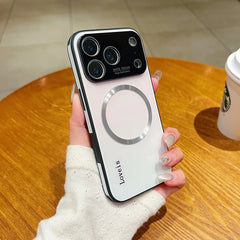 Phone Case - High-End Gradient Color Magnetic Glass Phone Case for Large Windows, Compatible with Iphone 17, 16, And 15 Pro Max, Featuring Wireless Charging And Complete Shock Resistance