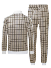 Men's Casual Tracksuits Long Sleeve Jogging Suits Sweatsuit Sets Track Jackets and Pants 2pcs track suits for men set