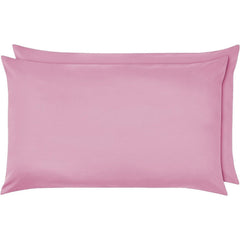 Pack of 2 Soft touch Ultra-Fine 100% Cotton Pillowcase, Envelope Closure Pillow Covers, Available in a Variety of Colours