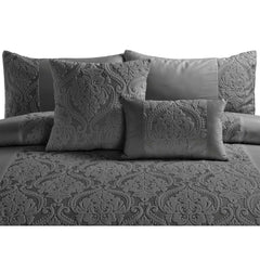 Damask Velvet Duvet Cover Set – Luxury Soft Velvet Fabric with Elegant Pattern, Warm and Cozy Bedding Set, Durable and Easy Care