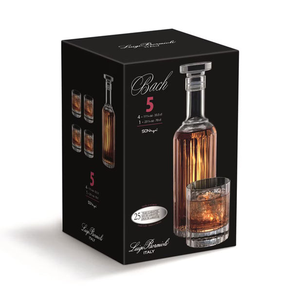 Luigi Bormioli Bach Whisky Set, 5 Piece