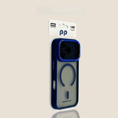 Phone Case - Transparent Premium Protective Case with Magnetic Attachment for Iphone 17 Pro Max Metal Lens