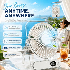 USB Powered Desktop Fan, Ultra Quiet High Speed Mini Table Fan, Suitable for Bedrooms, Offices, And Travel
