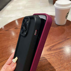 Case For iphone 17 16 15 14 13 12 11 X XR Pro Max Black Shockproof Cover