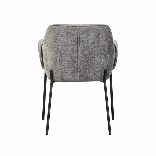 Manila Grey Fabric Dining Chair, 2 Pack