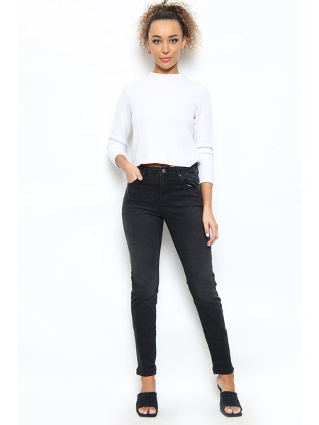 MYT Womens Jeans Ladies High Waist Cotton Mom Relaxed Fit Stretch Denim Pants Waist Size UK 10-22