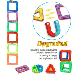 DIY Magnetic Building Blocks, Large STEM Construction Toy Set