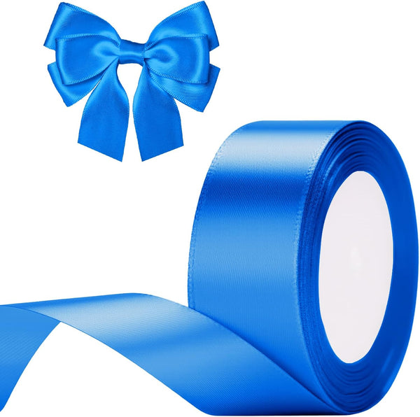 G2PLUS White Stain Ribbons - 22M Thick Fabric Gift Wrap Ribbons for Crafting, Wedding & Valentine'S Day Decoration