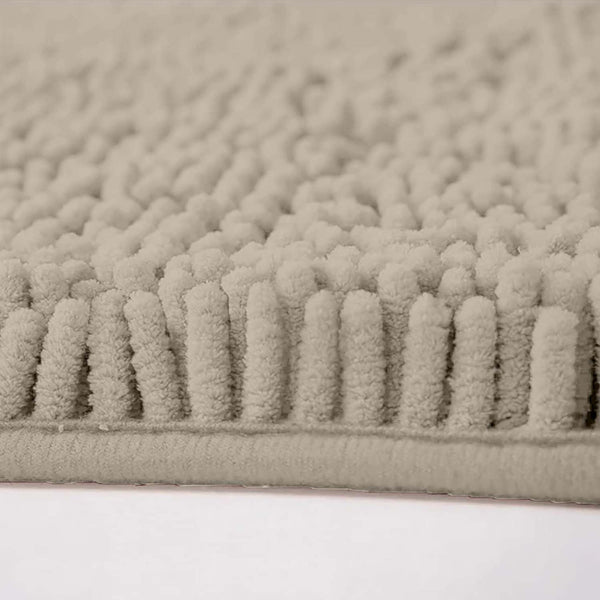 1pc Soft Chenille Bath Mat – Durable Chenille Rug with Non-Slip Backing, Stylish Bathroom Rug, Machine Washable Bath Mat, Non-Slip Area Rug for Shower Room & Home Use