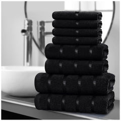 8pcs Egyptian Cotton Towel Set | Quick-Drying & Highly Absorbent
