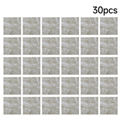 LIFE IDEAS Set of 10/30pcs Marble Effect PVC Floor Tiles - 12