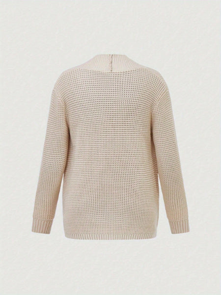 Men'S Casual Long-Sleeved Knitted Cardigan with Pockets in Autumn And Winter New Solid Color Style
