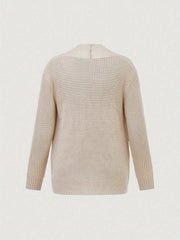 Men'S Casual Long-Sleeved Knitted Cardigan with Pockets in Autumn And Winter New Solid Color Style
