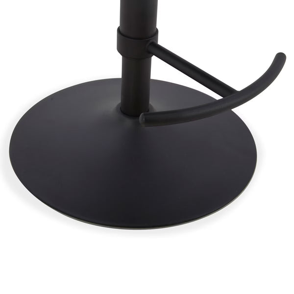 Kobe Grey Fabric Gas Lift Bar Stool