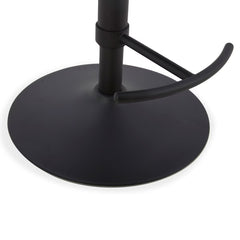 Kobe Grey Fabric Gas Lift Bar Stool