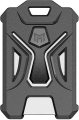 MNGARISTA Retractable Badge Holder, Heavy Duty Carabiner Keychain, Tactical ID Card Holder with 31.5