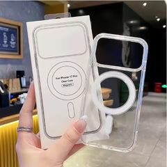 Clear Acrylic Magnetic Magsafe Case for iPhone 17 / 17 Air/ 17 Pro / 17 Pro Max Magnetic - Wireless Charging Shockproof Slim Cover