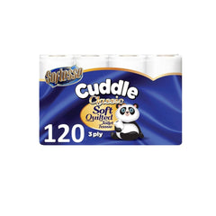 120 SOFTESSE Cuddle 3 Ply Soft Quilted Non Scented Toilet Rolls 60 x 2 Original Toilet Roll Bulk Buy